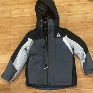 Gerry Kids' Black and Gray System Jacket w/ liner and waterproof shell size 7/8
